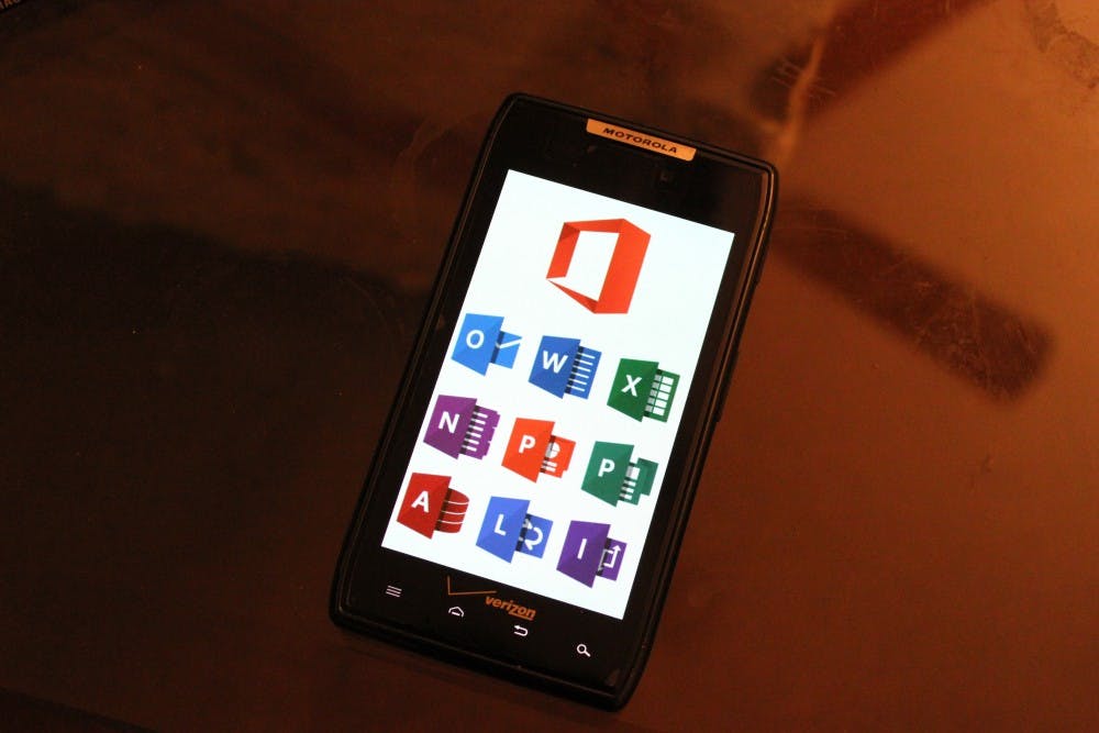 Microsoft Word's application. Photo courtesy of