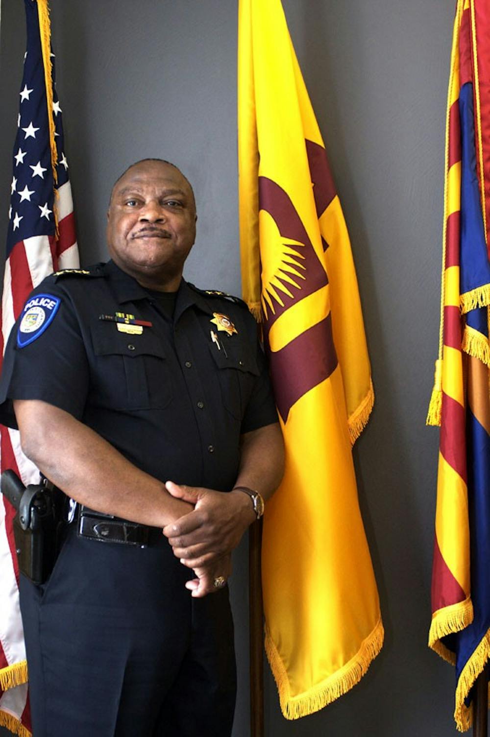 10-YEAR VET: ASU's Chief of Police, John L. Pickens, has headed the department for a decade. He has overseen many changes to the department over his tenure. (Photo by Scott Stuk)