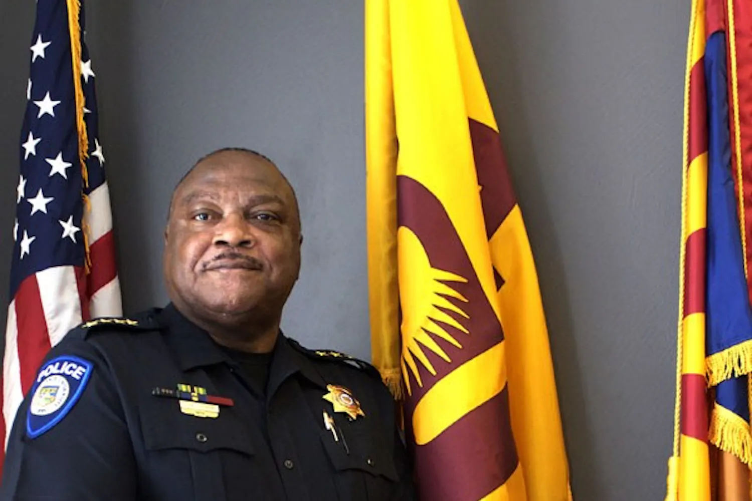 10-YEAR VET: ASU's Chief of Police, John L. Pickens, has headed the department for a decade. He has overseen many changes to the department over his tenure. (Photo by Scott Stuk)