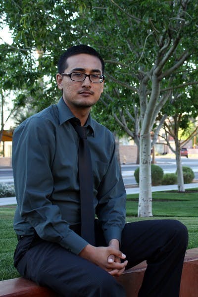 Daniel Rodriguez does not qualify for financial aid due to Proposition 300, passed in 2007, which prevents students who cannot prove they are in the U.S. legally from receiving financial aid. (Photo by Jenn Allen)