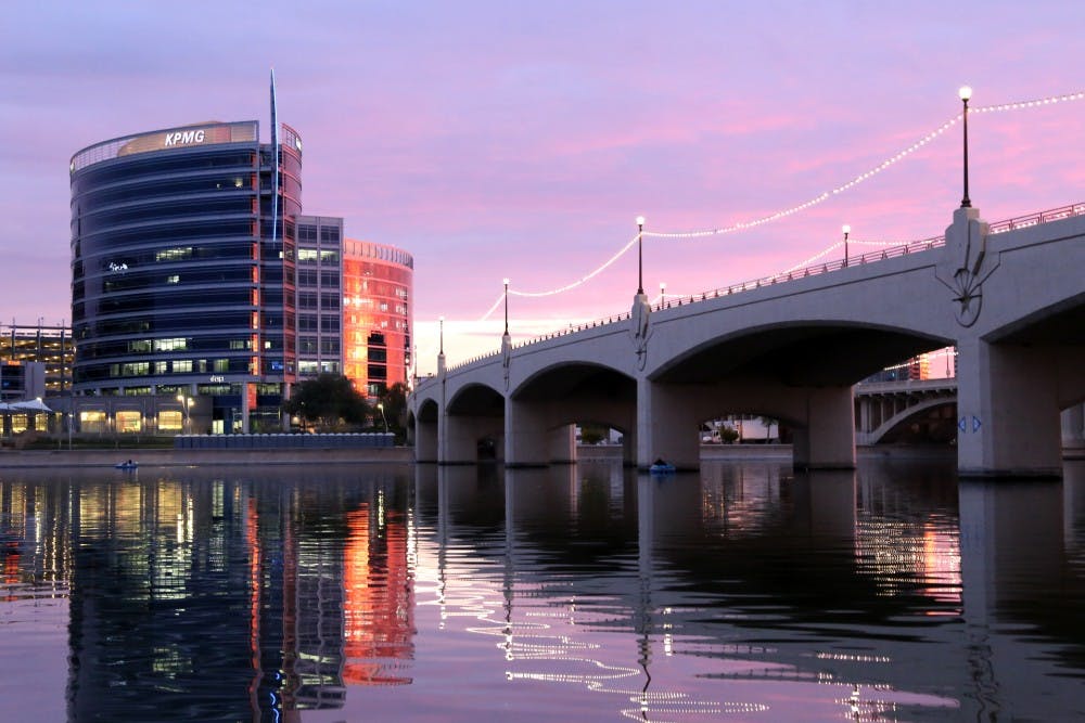Tempe Town Lake at Sunset