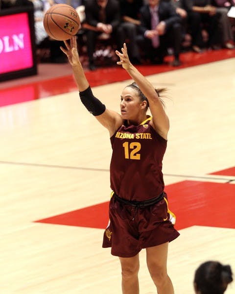 Alex Earl attempts a free throw in a game against Utah on Thursday. Earl finished Saturday’s game with nine points from the free throw line. (Photo courtesy of Steve Rodriguez)