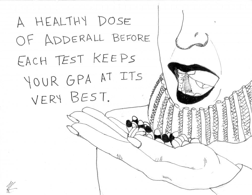 Students are using ADHD medication as academic steroids. Photo illustration.