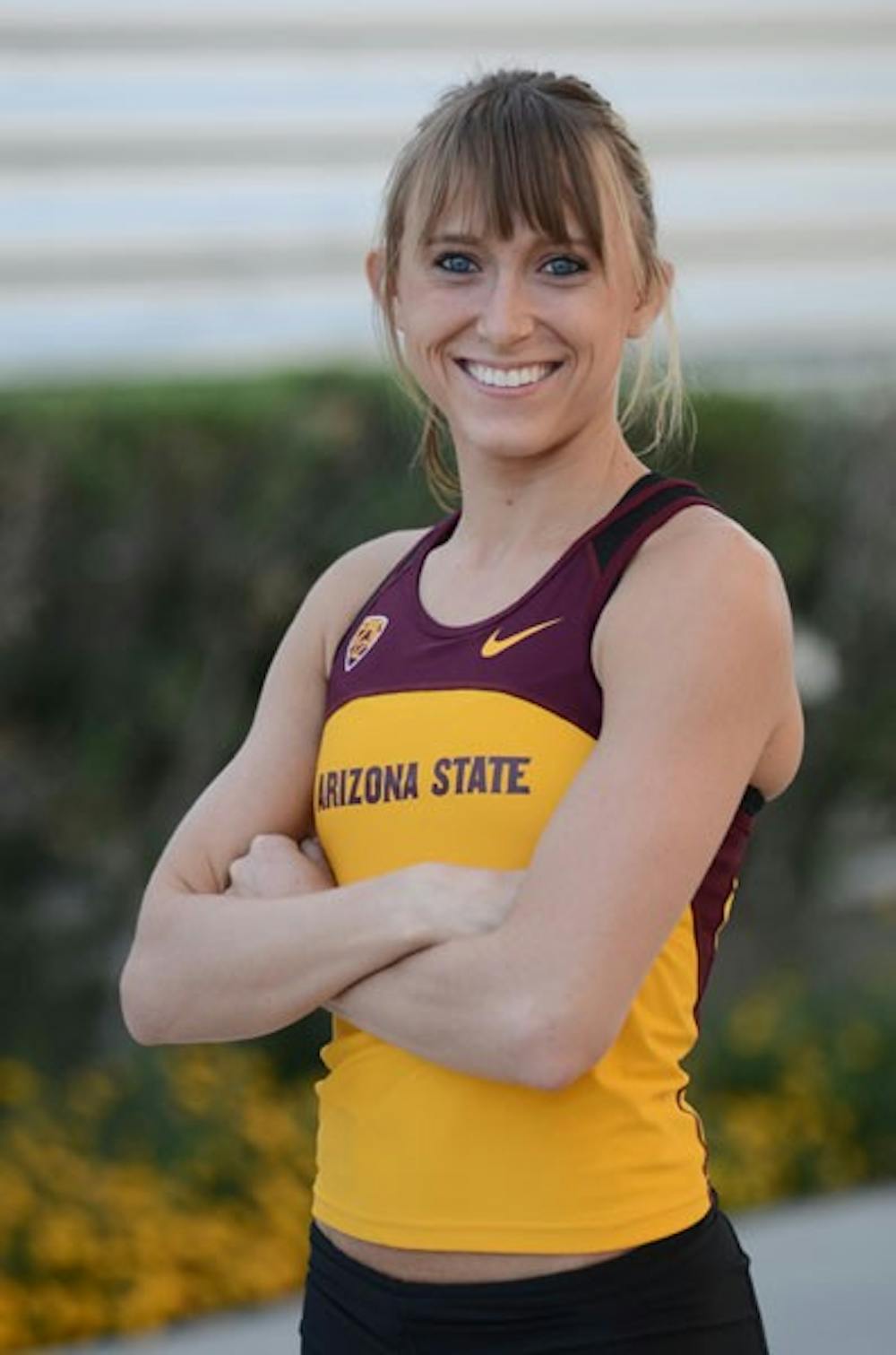 Sophomore Shelby Houlihan clocked the fastest 6,000-meter time in school history (19:58) at the Wisconsin Adidas Invitational on Oct. 12th. (Photo Courtesy of ASU athletics)