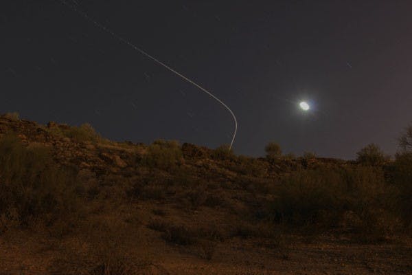 Damaged soil due to military testing has been reported in widespread areas of Arizona. This site, similar to sites that ASU students have been sampling, shows decreased amounts of clay. (Photo by Dominic Valente)