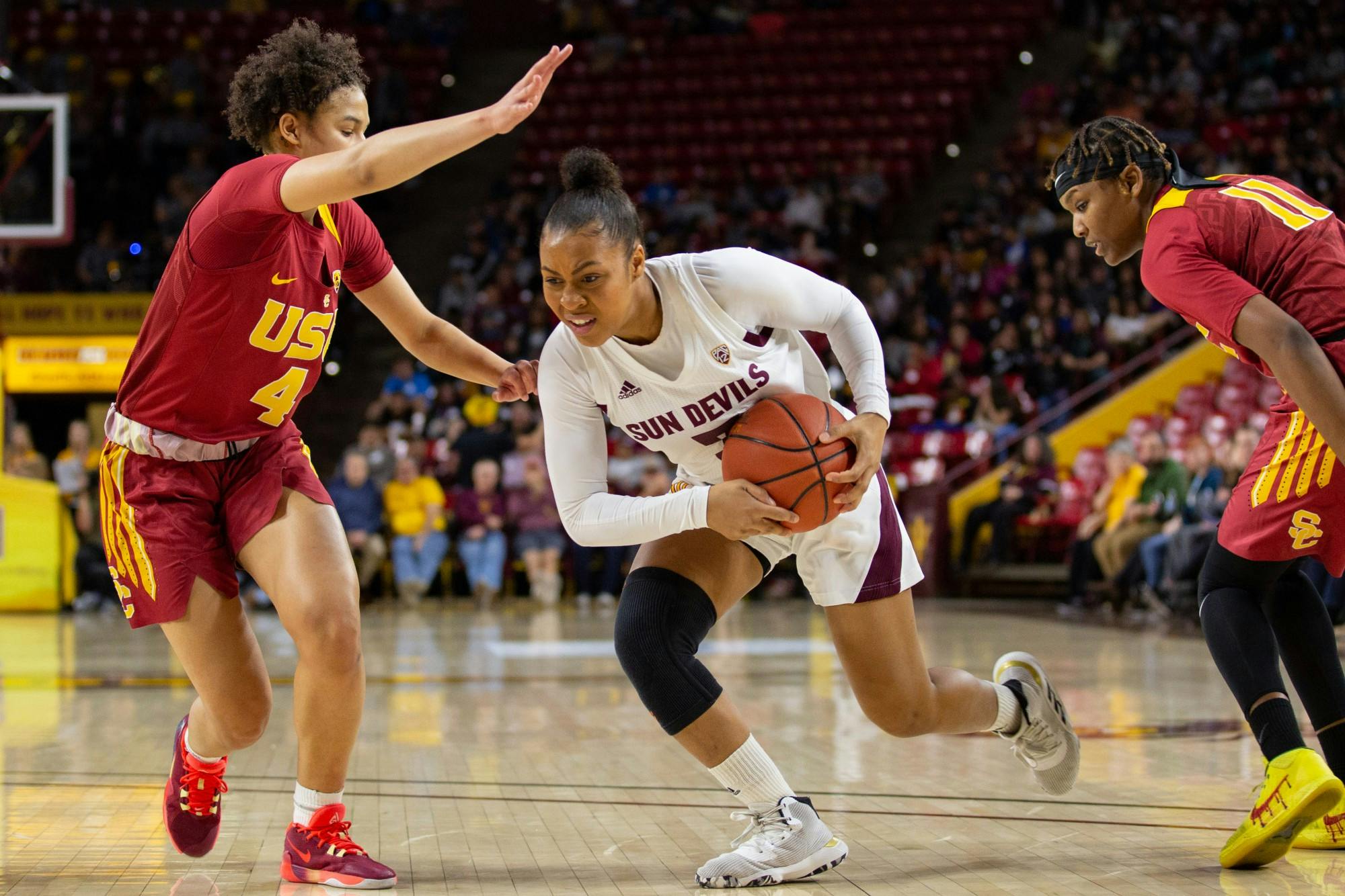 20200131 women's basketball vs USC 0008