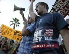 Protesters mob campus, Tempe - The Arizona State Press
