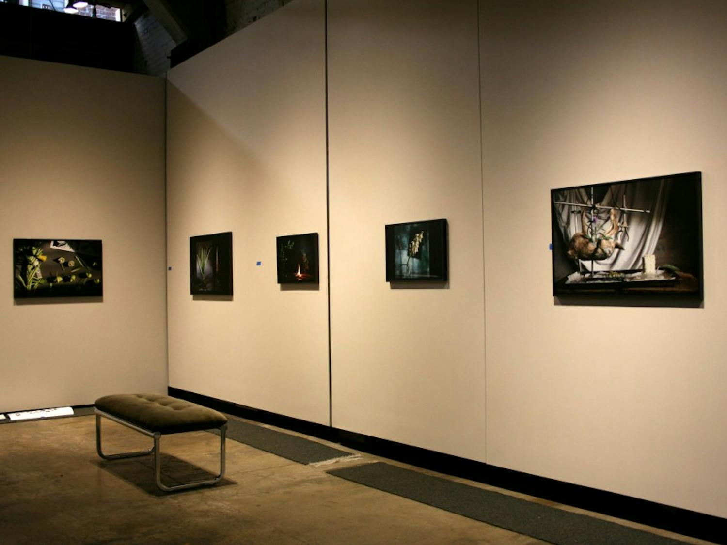 Still life photos, taken by ASU photography major&nbsp;Ryan Parra, are shown at the Northlight Gallery at 605 E. Grant St. in Phoenix on Wednesday,&nbsp;April 13, 2016.