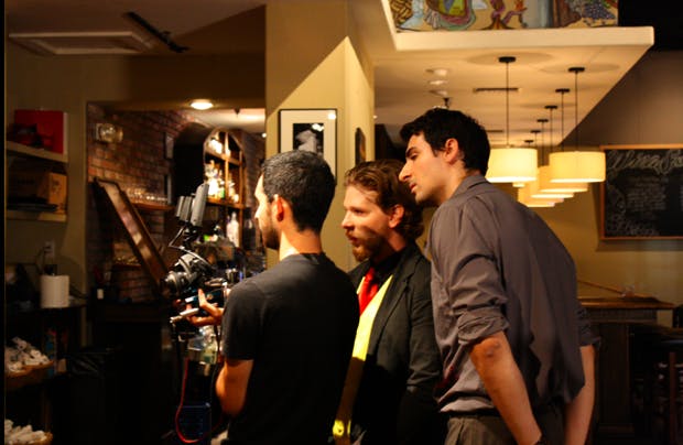 Campus MovieFest contestants at ASU became full-time filmmakers for a week.  Photo by Jorge Salazar.