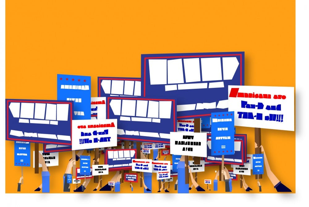 The Alt-Right movement has come back strong. Illustration drawn on Thursday, Sept. 15, 2016.