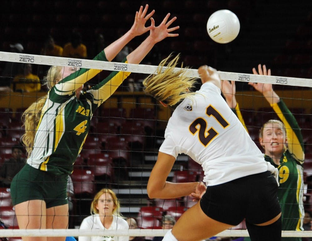 ASU women's volleyball goes 20 in first day of Sun Devil Volleyball