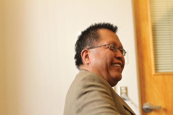 CULTURAL DIVERSITY: Dr. Wesley Thomas talks about ideas of cultural identity and targets the broad term diversity at the Discover Hall on Monday morning. (Photo by Nikolai de Vera)