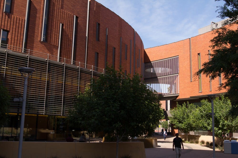 McCord Hall in the W.P. Carey School of Business pictured on Monday, April 4, 2016, on the ASU Tempe campus.
