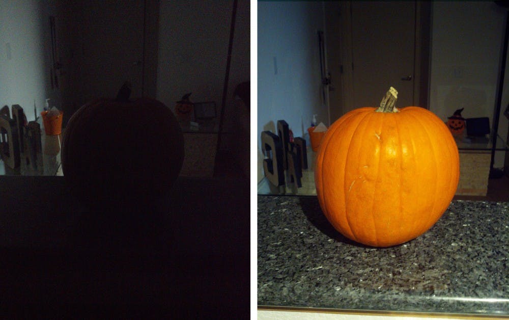 Before and after some photo tweaks. Photo by Courtland Jeffrey.