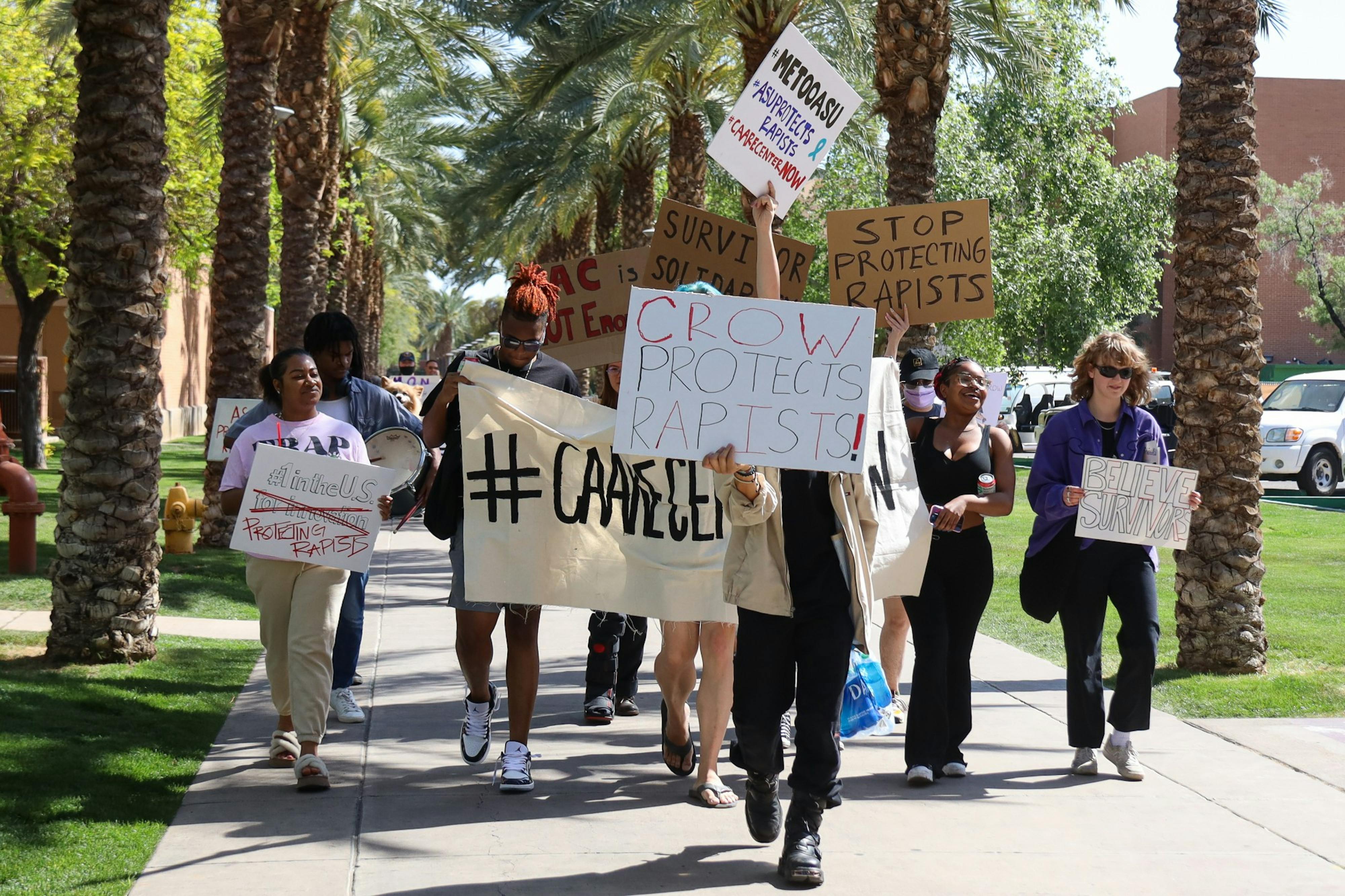Student protesters demand increased services from ASU for survivors of sexual assault - Vimarsana News