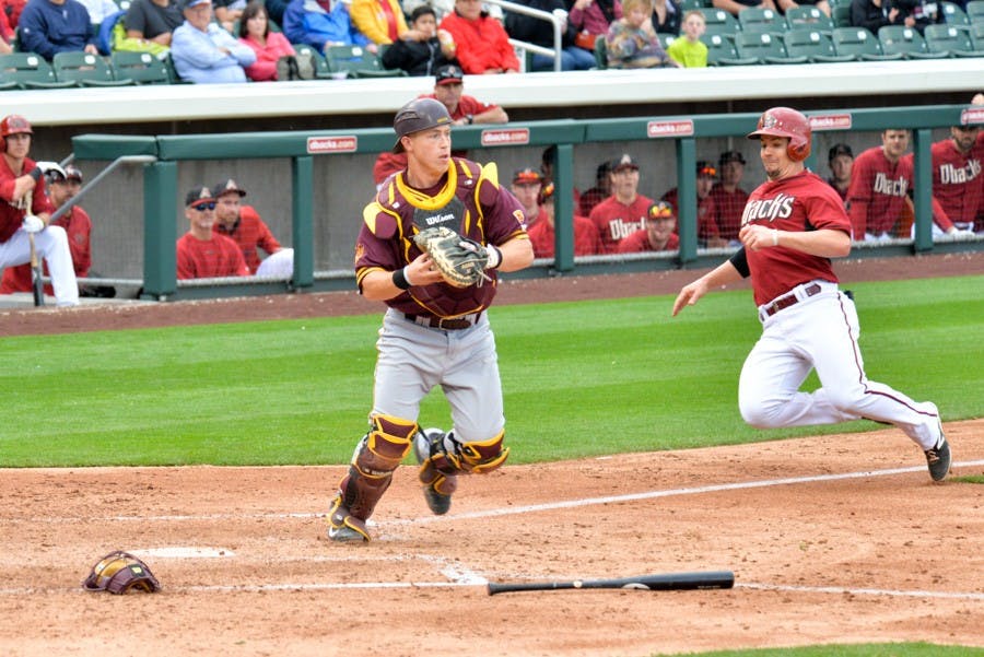 ASU baseball vs Diamondbacks