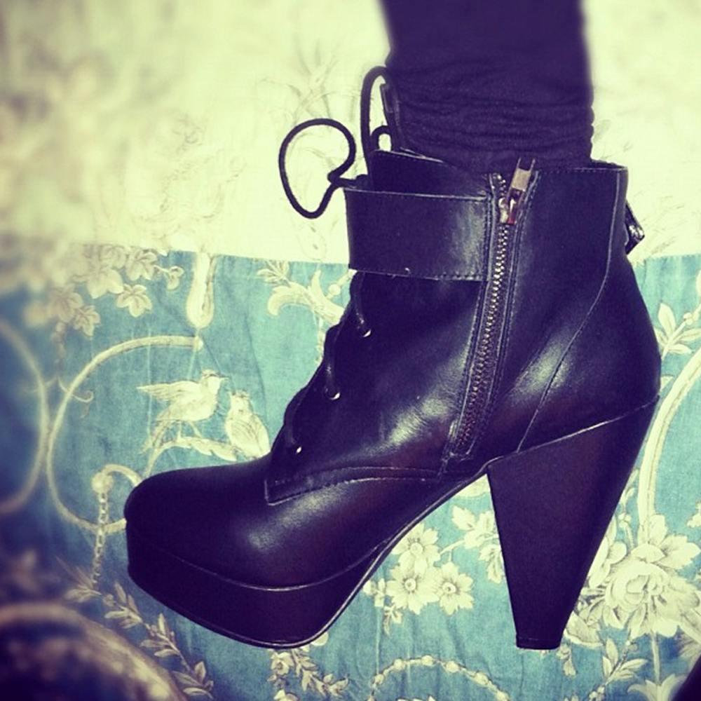 Footwear, which seems to be boots in the Winter season, usually sets the tone for later trends. Photo by Gabrielle Nelson.