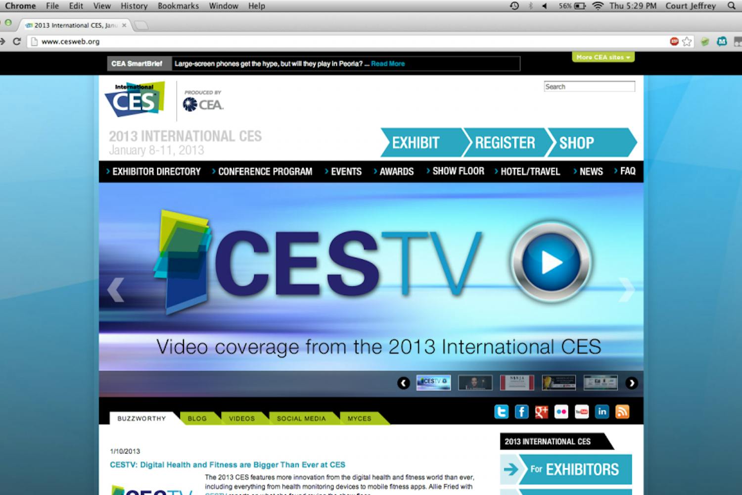 CES offers revolutionary, upcoming tech products that can change the way the world thinks about its gadgets. Photo courtesy Courtland Jeffrey