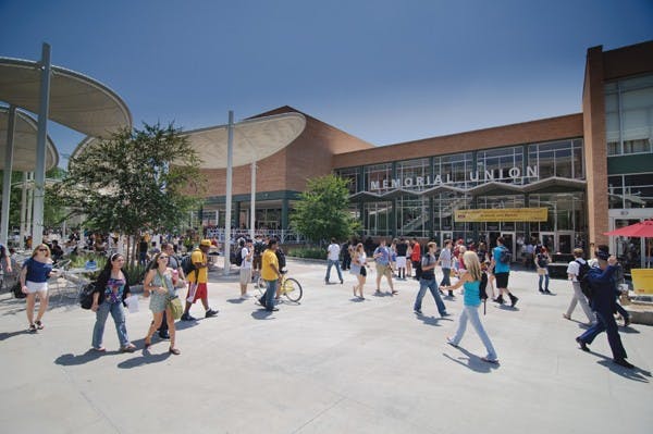 ACCESS DENIED: The Memorial Union has recently changed its policy to limit the use of its lower level to students, guests and faculty in response to the overuse of its facilities by people unaffiliated with the university.  (Photo by Aaron Lavinsky)