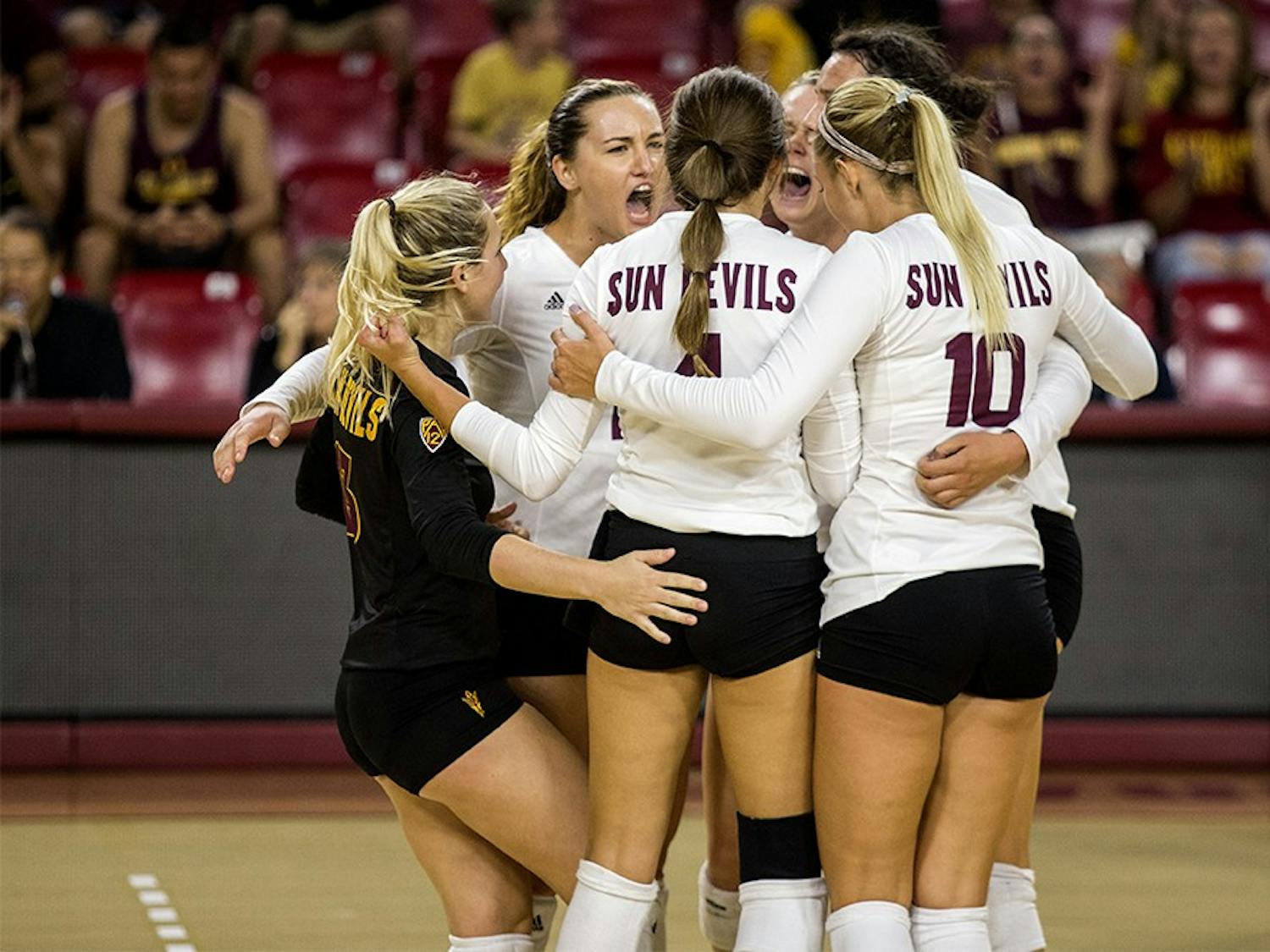 Photos: ASU Volleyball tops NAU, remains undefeated