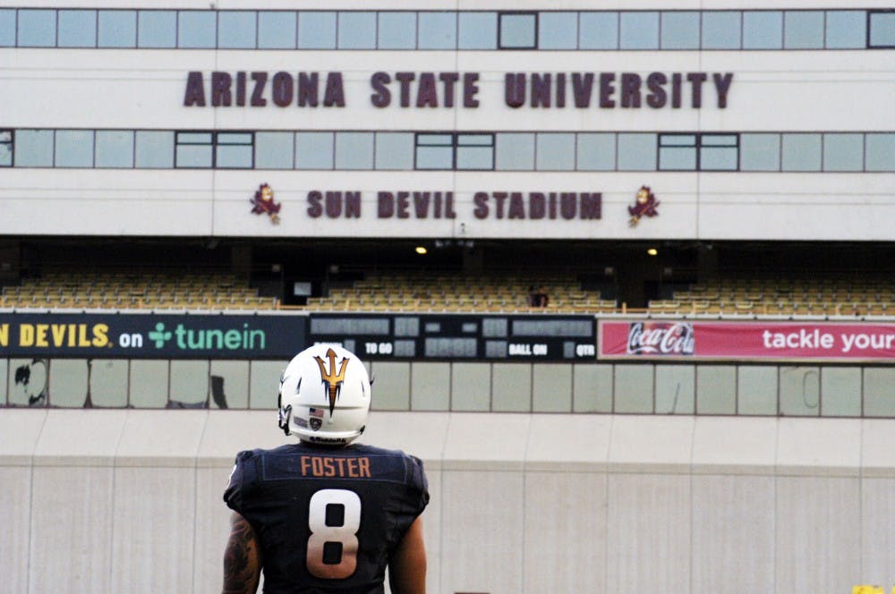 D.J. Foster- spring football 2015
