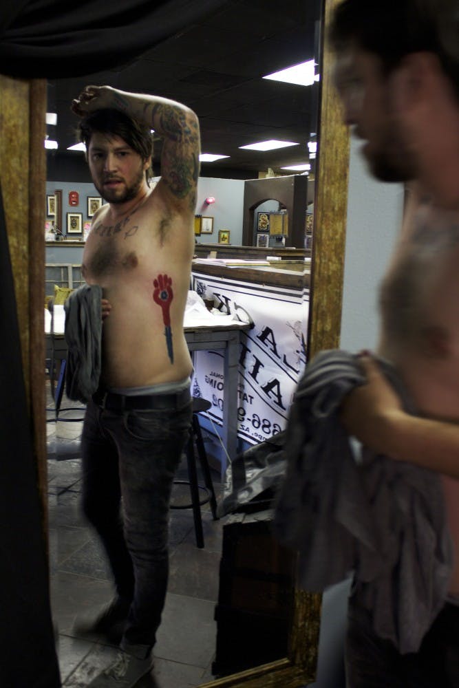 Getting a tattoo isn't a processed that should be rushed. It takes time to find the right people and a satisfying art, but in the end, the masterpiece is worth it.
Photo by Pauletta Tohonnie