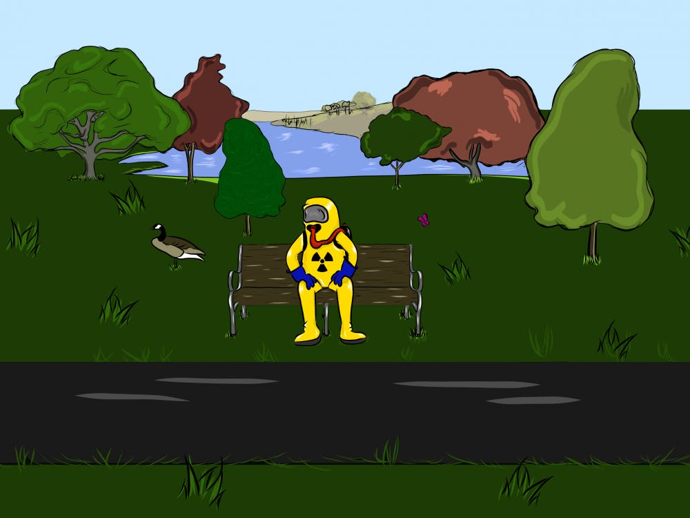 The world is scarier than you think. Cartoon drawn on Tuesday, Aug. 30th, 2016.