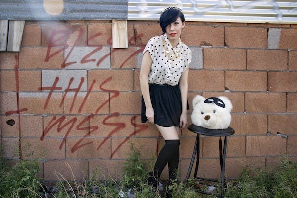 ASU volleyball head coach Jason Watson discusses techniques with players during a practice. (Photo by Katie Dunphy) 