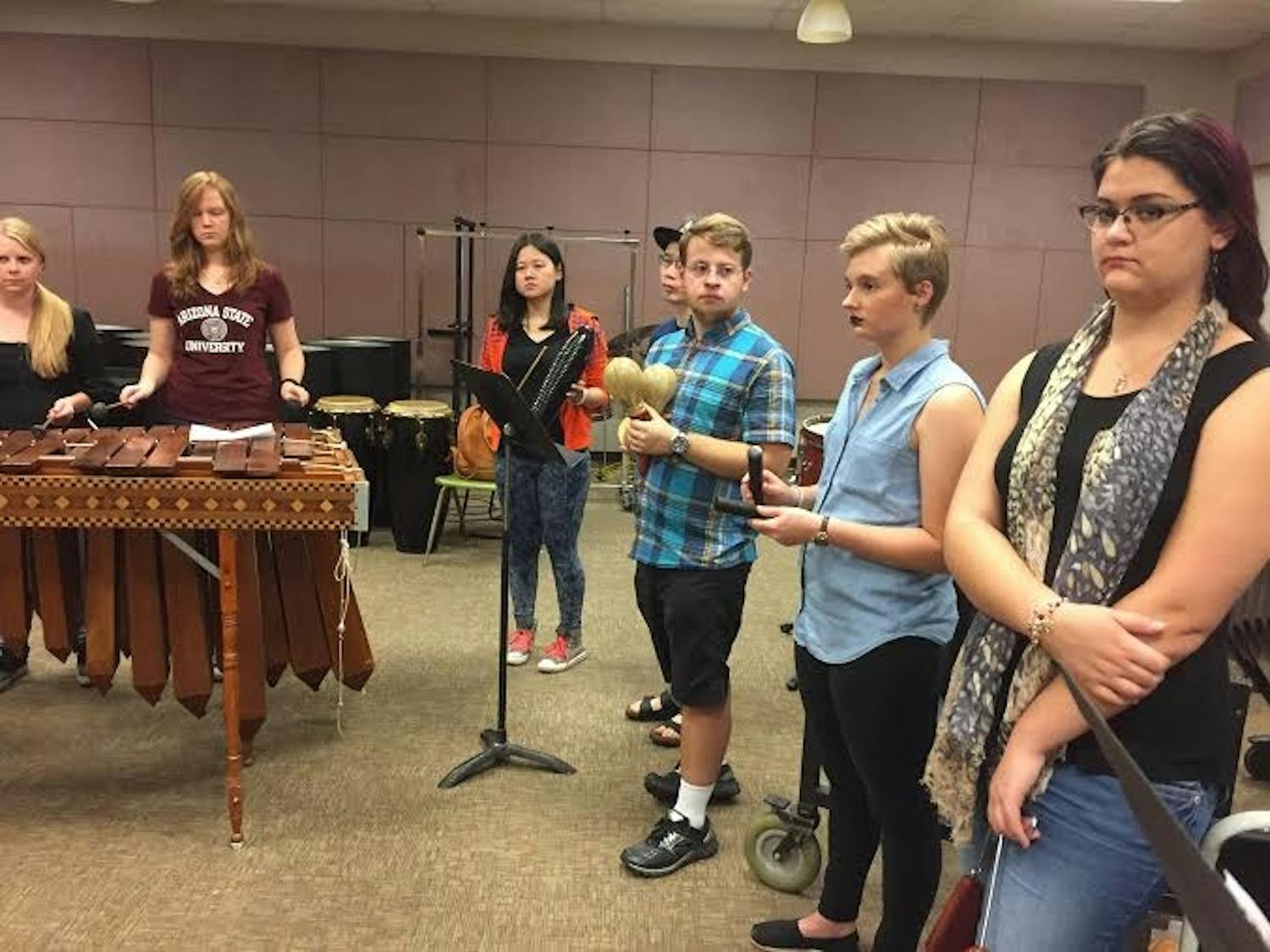 Photo Gallery: ASU Latin Marimba Band Practicing
