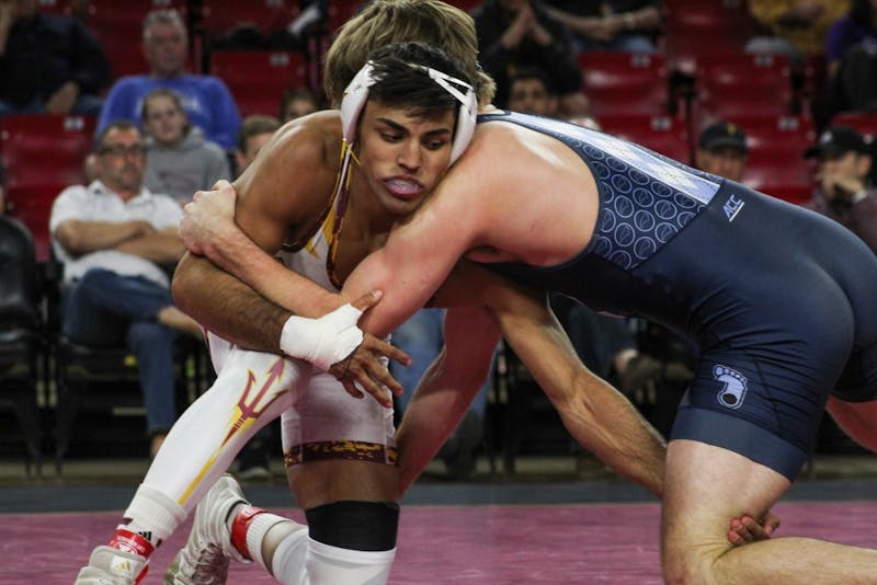 ASU wrestling comes away winless in two-day road trip - The State Press