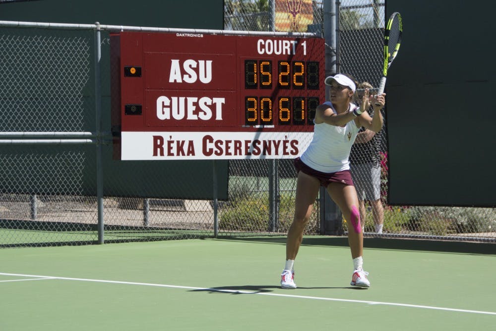 Tennis vs Washington State VII