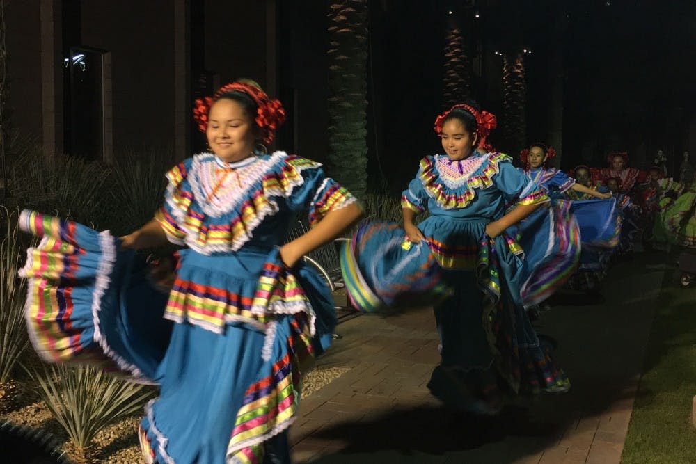 Folklórico dancers perform&nbsp;for the "A Day in Mexico" celebration&nbsp;on Nov. 1, 2016.