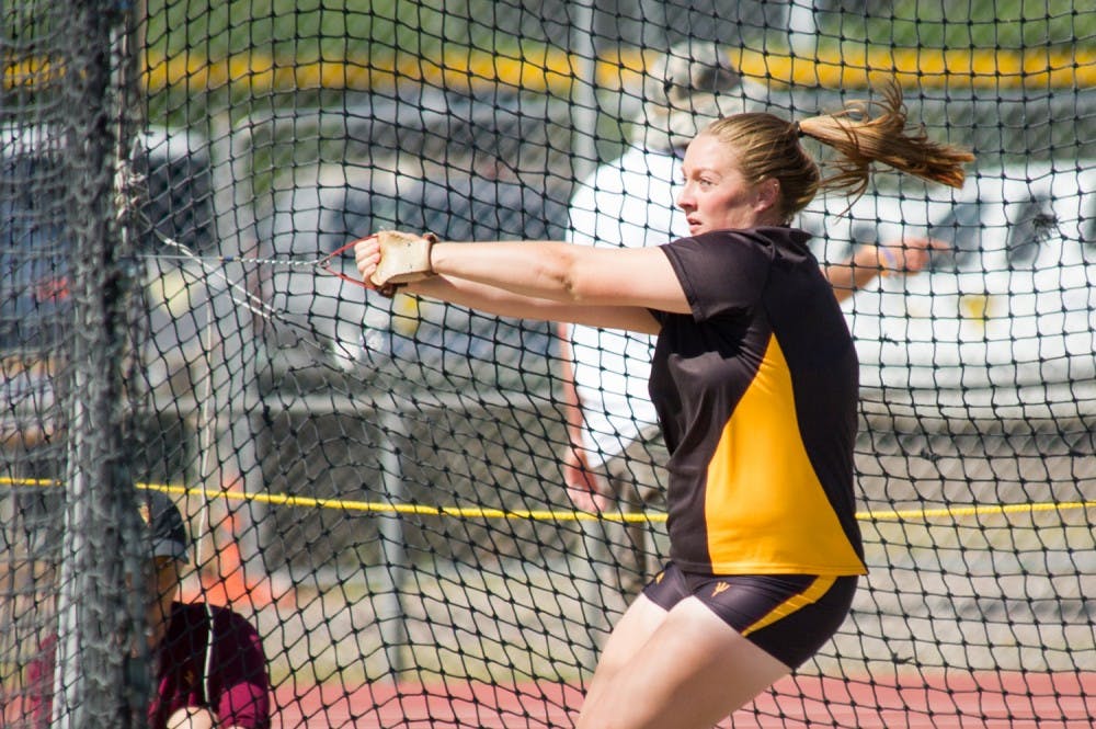 ASU track and field competes on Friday, April 8