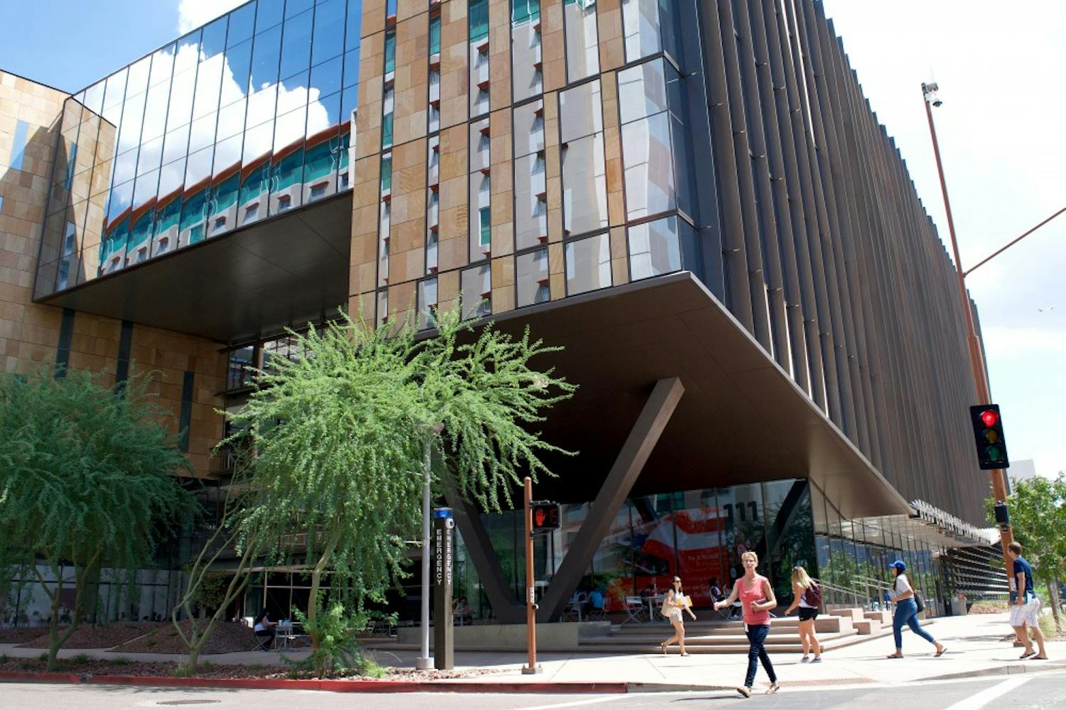 The ASU School of Law and Society on the Downtown Phoenix campus is seen on Monday, Aug. 22, 2016. The school's new building opened this semester after more than two years. 