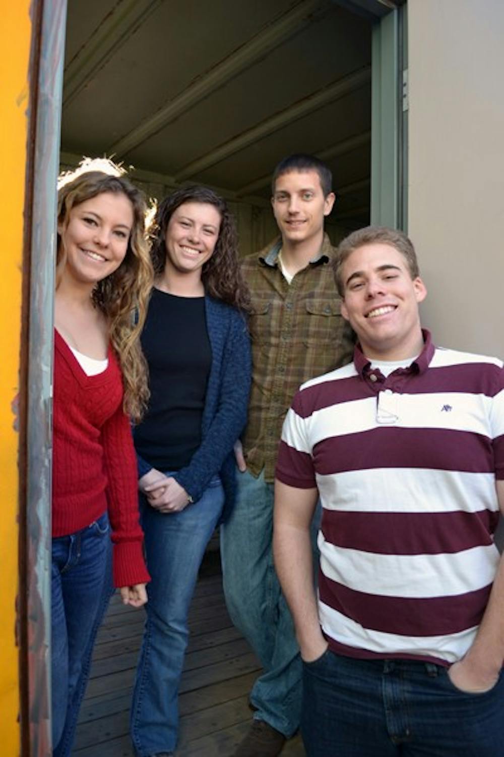 Gabrielle Palermo, Susanna Young, Clay Tyler and Billy Walters won an award for being the “College Entrepreneurs of the Year” for their work with G3Box.