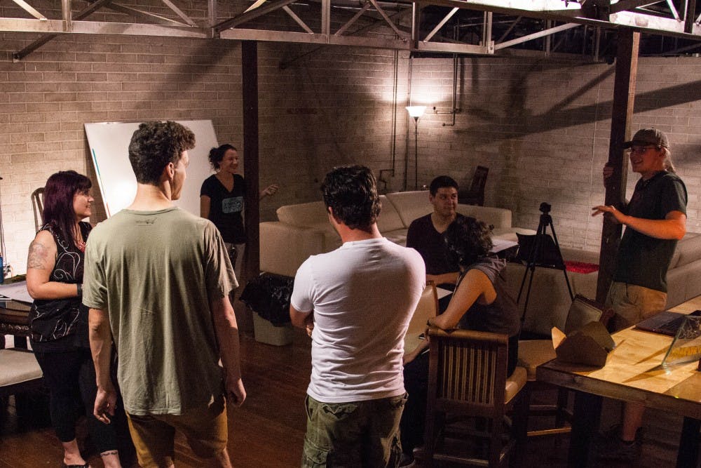 Emergence scientists explain the concepts behind the origins of life to the Catalyst Collective team.