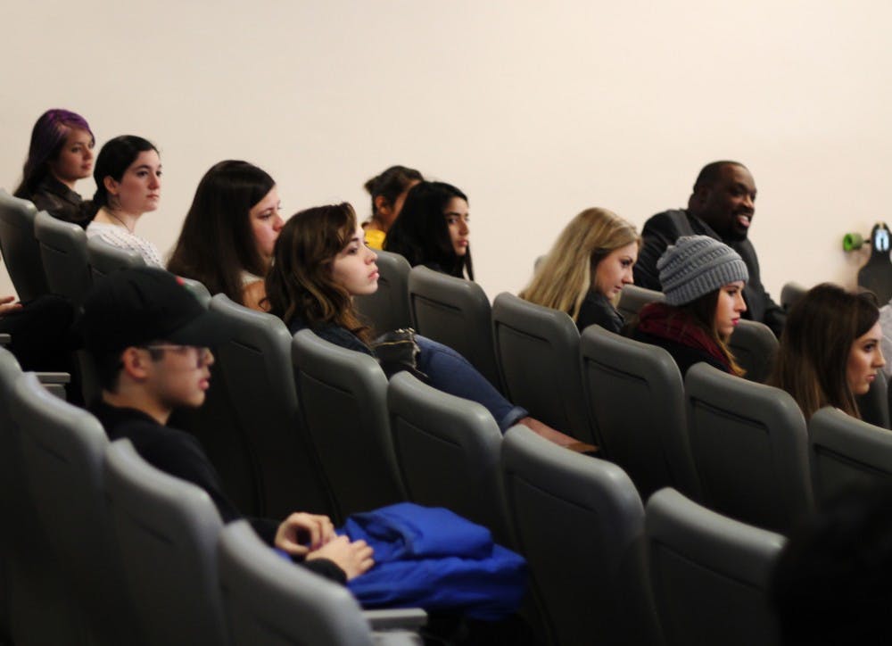ASU students attend a Young Democrats meeting to discuss the impact of HB 2089 for political groups in Discovery Hall on Friday, Jan. 27, 2017.