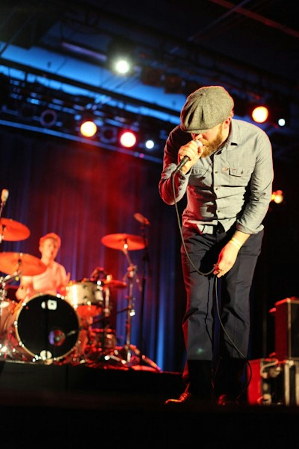 Alex Clare performs at the Marquee Theater on Tuesday night. He performed songs from his debut album 'The Lateness of the Hour.' (Photo by Perla Farias)