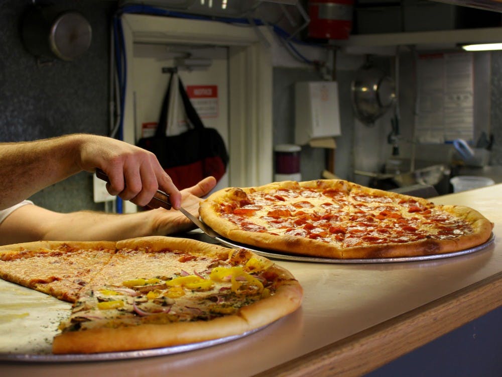 Handmade pizzas from the Grand Avenue Pizza Company in Phoenix, Arizona on Jan. 19, 2017.