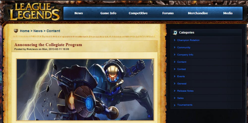 Riot Games is giving Summoners the chance to foster growing communities of gamers at their universities. Screenshot by Preston Sotelo