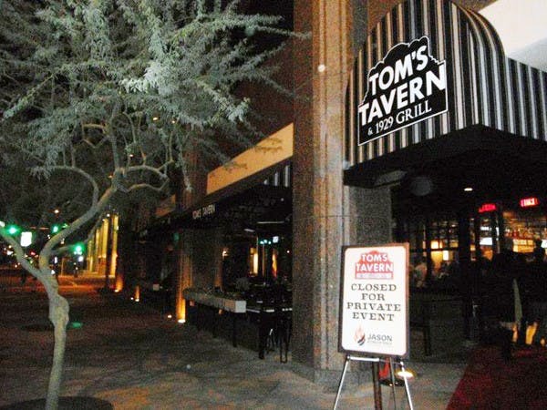 NOW OPEN: Tom's Tavern is reopening to the public on Oct. 13 after being renovated. The restaurant hosted an event last Thursday to benefit the Beyond the Flames foundation. (Photo by Sarah Dinell)