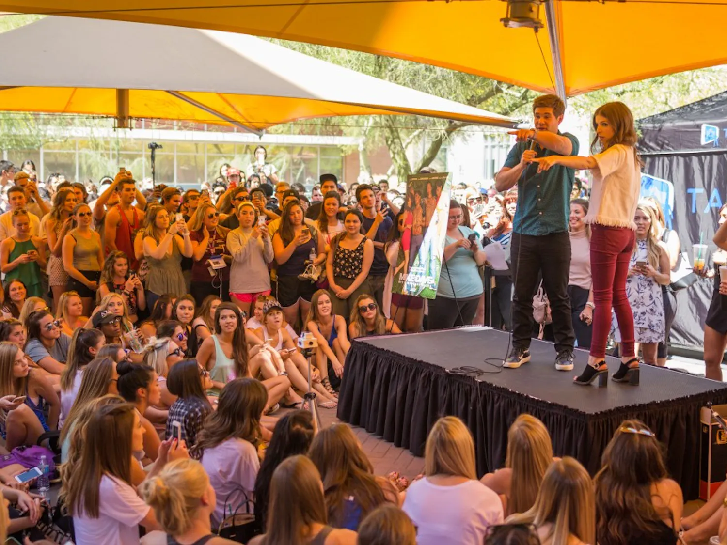 Anna Kendrick and Adam DeVine Promote New Movie