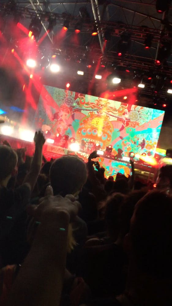 Jauz performing Sunday March 22, 2015 at the Phoenix Lights music festival. (Photo courtesy of Stefan Kostaras)