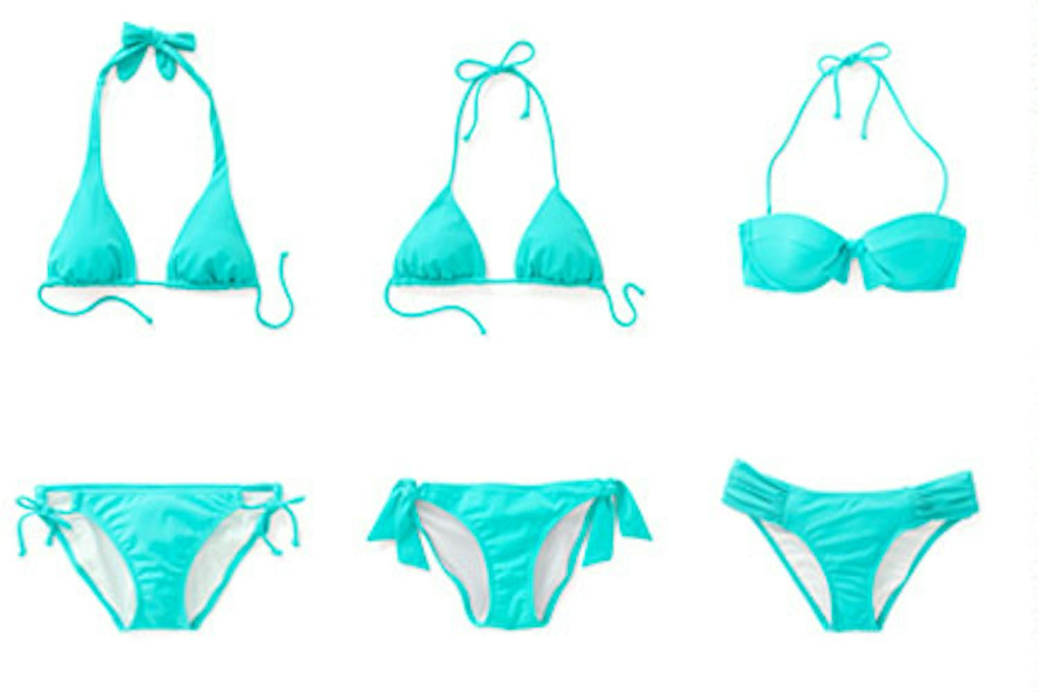 So many tops and bottoms to mix and match.