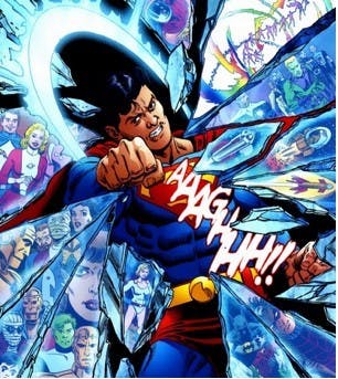 Superboy Punch! Image from Final Crisis by DC Comics. 