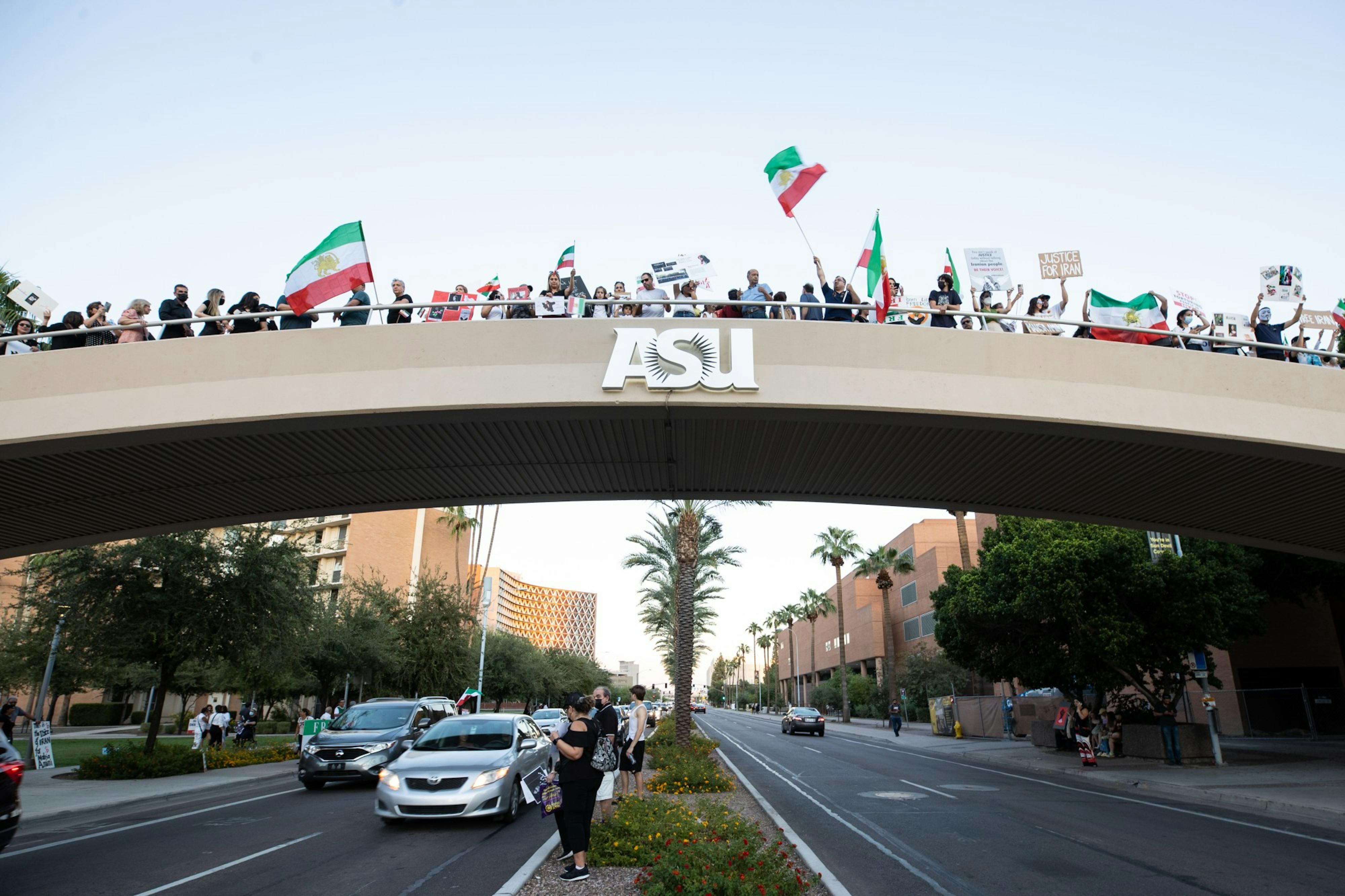 Iranian students join global protest, call on ASU for more support - Vimarsana News