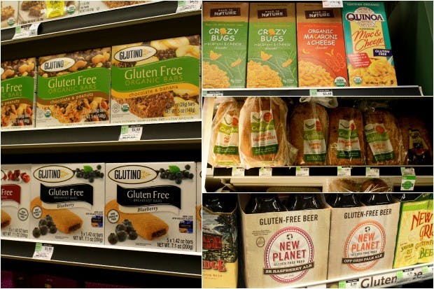Many stores have increased their selections in gluten-free items. Photo by Stephanie Pellicano