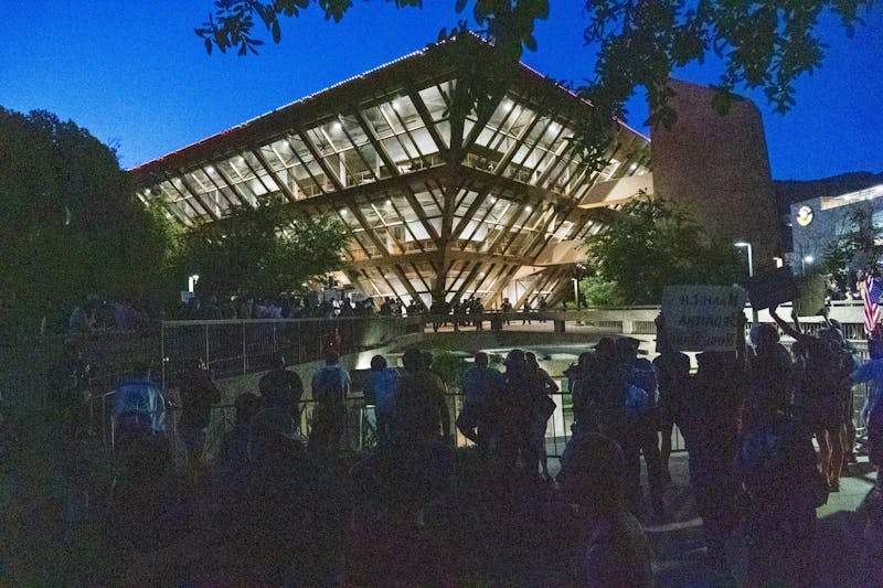 Protesters march on Thursday, June 11, 2020, in Tempe, &nbsp;urging the Tempe City Council to defund the police and reallocate the funds to other services. This march follows two weeks of protests sparked by the killings of multiple Black Americans by police officers across the nation.