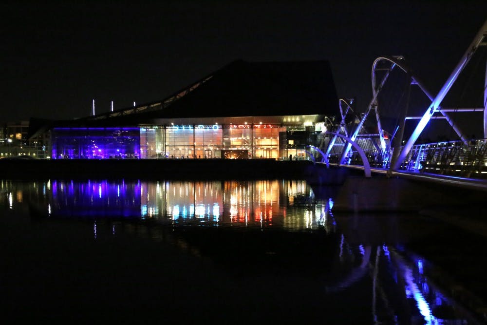 The Tempe Center for the Arts is pictured on Saturday, Jan. 16, 2016, from across the Tempe Town Lake. 