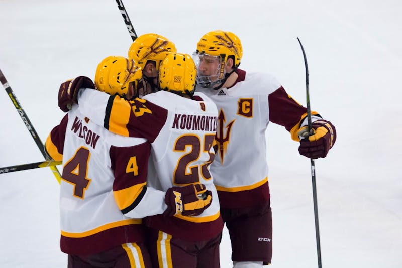 No. 15 ASU hockey completes series sweep against Boston College The